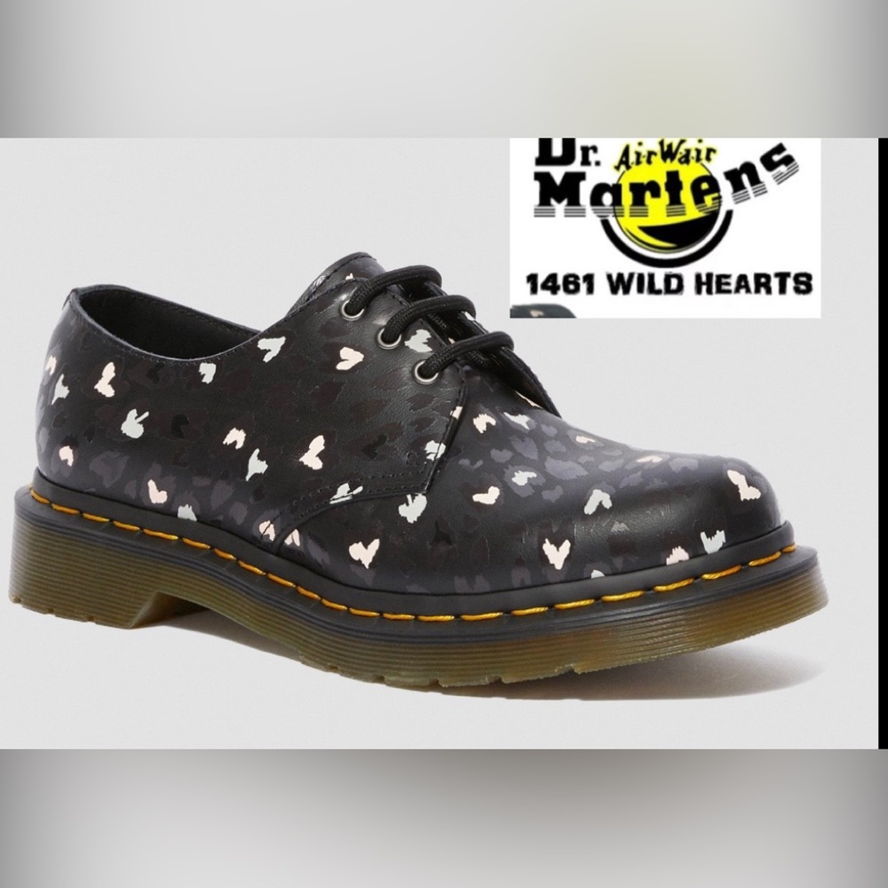 Dr Martens 1461 wild heart shoes
